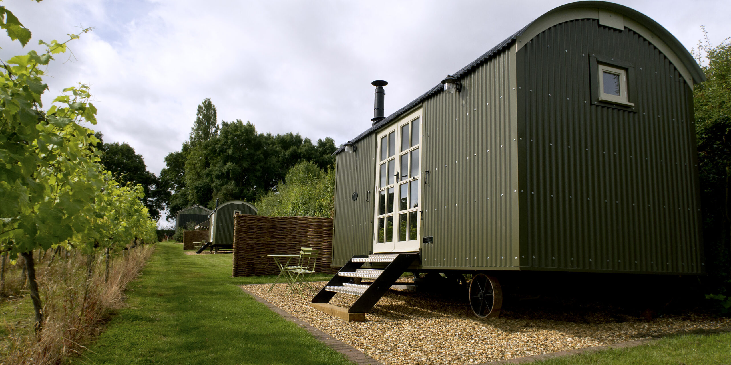 Astley Vineyard Shepherds Huts